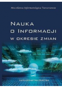 Nauka o informacji w okresie zmian