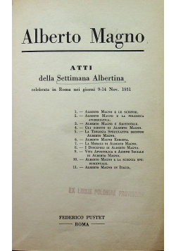 Atti della Settimana Albertina 1931 r