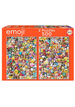 Puzzle 2x500 Emoji (Emotki) G3