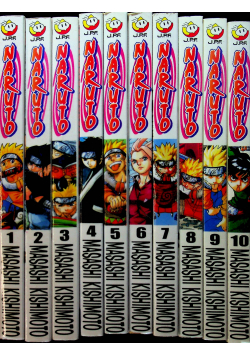 Naruto Maski Kishimoto 10 tomów