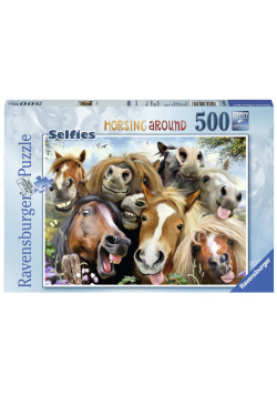 Puzzle 500 Wesołe konie