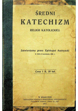 Średni katechizm religii katolickiej /Historya posłannictwa narodu żydowskiego