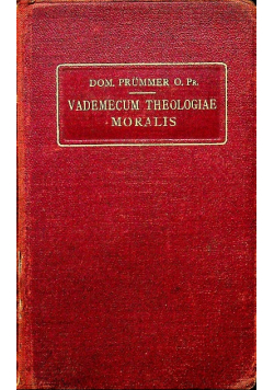 Vademecum Theologiae Moralis 1923 r.