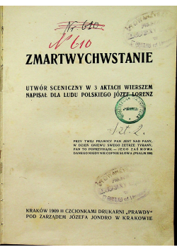 Zmartwychwstanie 1903r