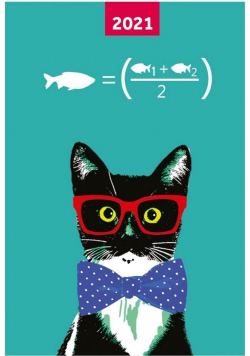 Kalendarz 2021 A5 tygodniowy Cat NARCISSUS