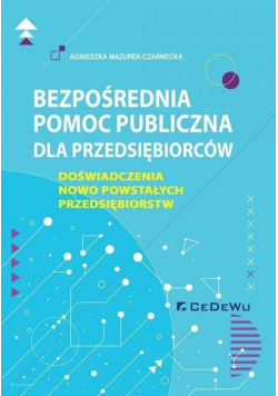 Bezpośrednia pomoc publiczna dla przedsiębiorców