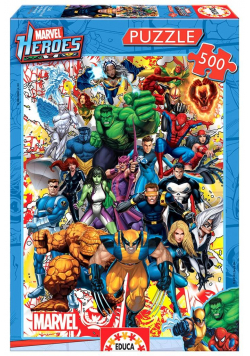 Puzzle 500 Superbohaterowie Marvela G3