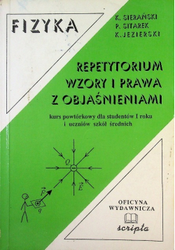 Fizyka Repetytorium wzory i prawa z objaśnieniami