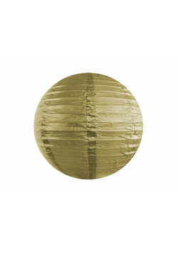 Lampion papierowy złoty 25cm