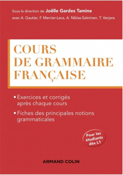 Cours de grammaire francaise