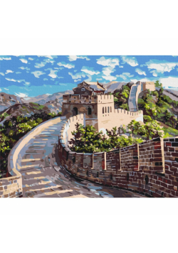 Malowanie po numerach BRUSHME 40x50 cm Wielki Mur Chiński