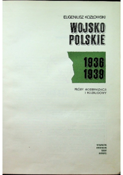 Wojsko Polskie 1936 - 1939