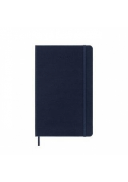 Kalendarz 2025 12M Moleskine L dzienny Sapphire Blue 13x21