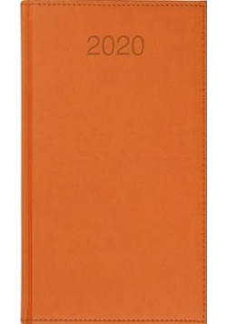 Kalendarz 2020 Książkowy A6 tygodn. Vivo pomarańcz