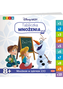 Disney Uczy Kraina Lodu Tabliczka mnożenia