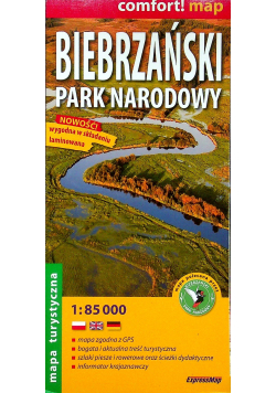 Biebrzański Park Narodowy mapa turystyczna