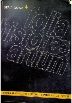 Folia historiae artium tom 4