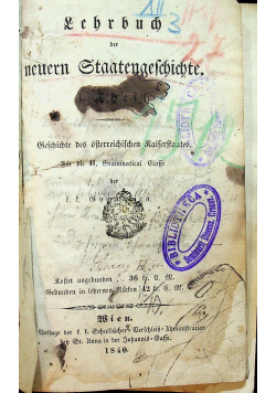Lehrbuch 1840 r