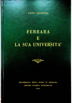 Ferrara e la sua universita