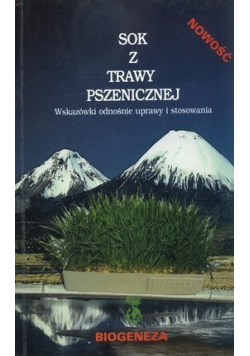 Sok z trawy pszenicznej
