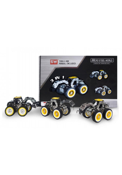 Traktor metal 3w1 do skręcania 279 el.