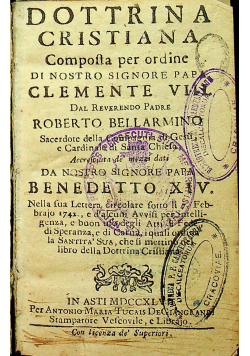 Dottrina Cristiana 1747 r
