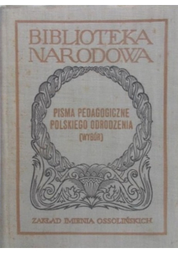 Pisma pedagogiczne polskiego Odrodzenia