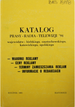 Katalog prasy radia telewizji 91