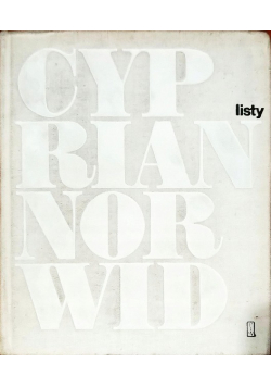 Norwid Pisma wszystkie Tom 10 Listy