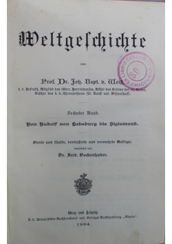 Weltgeschichte Tom 6 1904 r.
