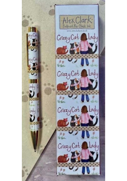 Długopis Crazy Cat Lady Kociara