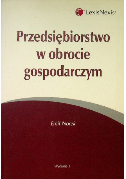 Przedsiębiorstwo w obrocie gospodarczym