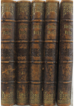 Goethes Werke 5 tomów ok 1885 r.