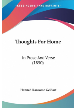 Thoughts For Home