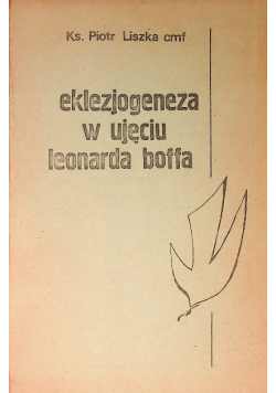 Eklezjogeneza w ujęciu Leonarda Boffa