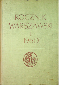 Rocznik Warszawski tom 1