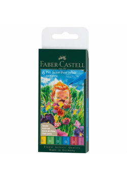 Pisaki Pitt Artist Pen Spring B 6szt