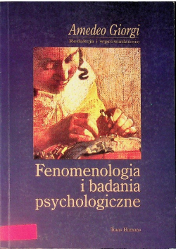 Fenomenologia i badania psychologiczne