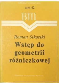 Wstęp do geometrii różniczkowej