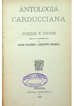 Antologia carducciana 1908 r.