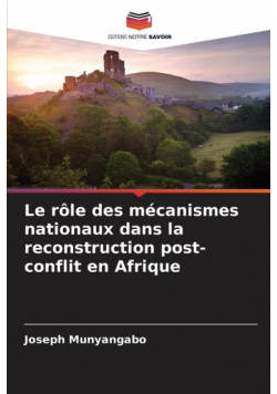 Le rôle des mécanismes nationaux dans la reconstruction post-conflit en Afrique