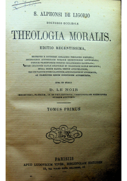 Theoligiae moralis