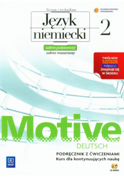 Motive Deutsch 2 Język niemiecki Podręcznik z ćwiczeniami z płytą CD