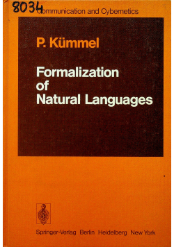 Formalization of Natural Languages