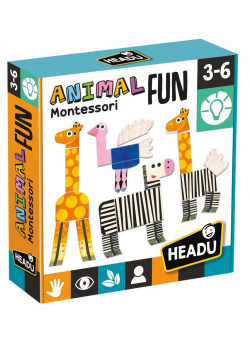 Montessori Zabawne zwierzęta HEADU