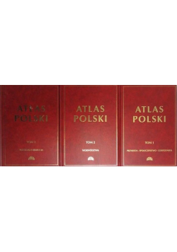 Atlas Polski tomy od 1 do 3