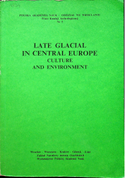 Late glacial in central Europe