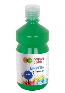 Farba tempera Premium 500ml zielona HAPPY COLOR