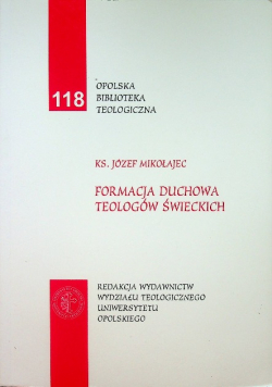 Formacja duchowa teologów świeckich