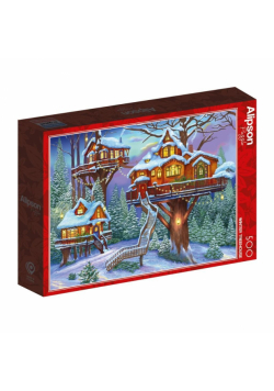 Puzzle 500 Domki na drzewach